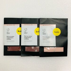 Knix Super Leakproof High Rise Panties - 3Pk Size S